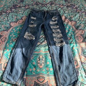 Wax Jean Dark Blue Denim